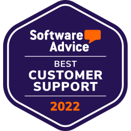 Software Advice Best Customer Support badge