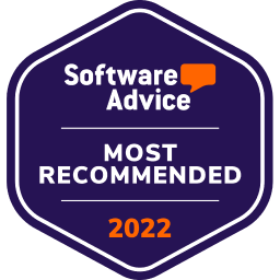 Software Advice Most Recommended badge